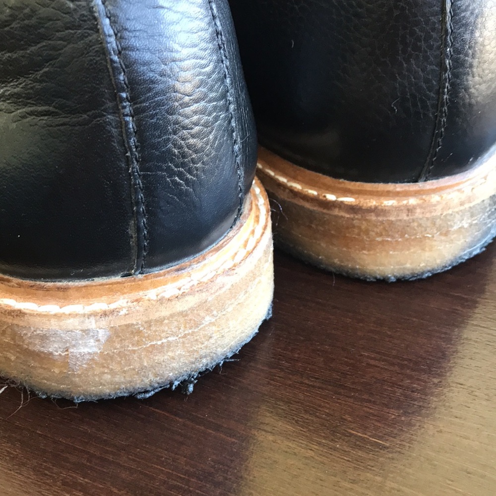 BASS GIDEON OXFORDS WITH GUM SOLE BLACK - Picture 4 of 7